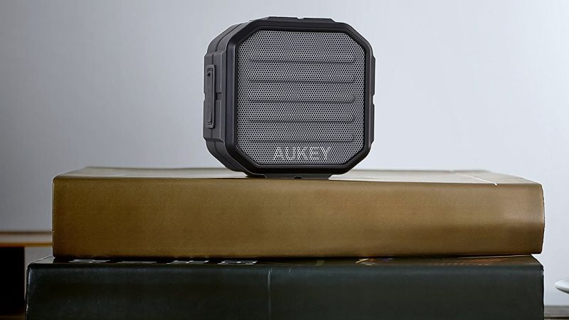 Aukey Water Resistant Bluetooth Speaker | $12 | Amazon | Promo code AUKEYM13
